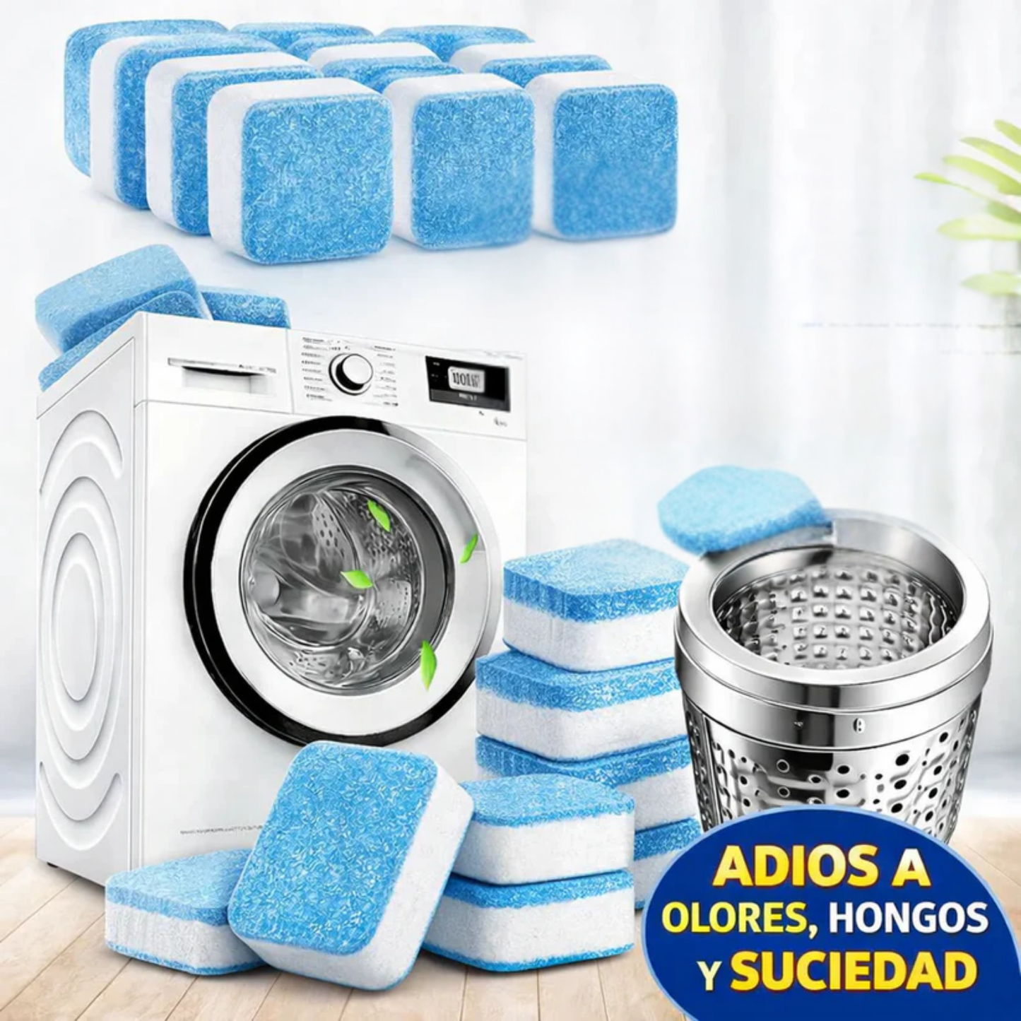 DrumFresh: Tabletas Efervescentes Limpia Lavadoras