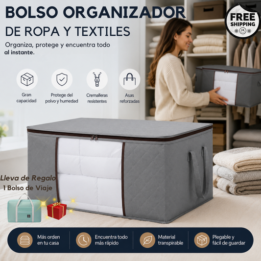 Bolso Organizador de Ropa y Textiles