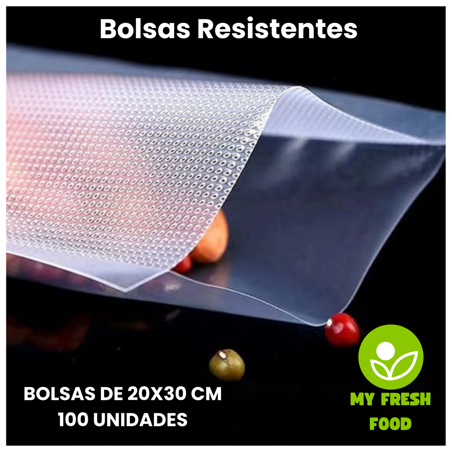 Bolsas de Vacío para comida 20x30 cm 100 U