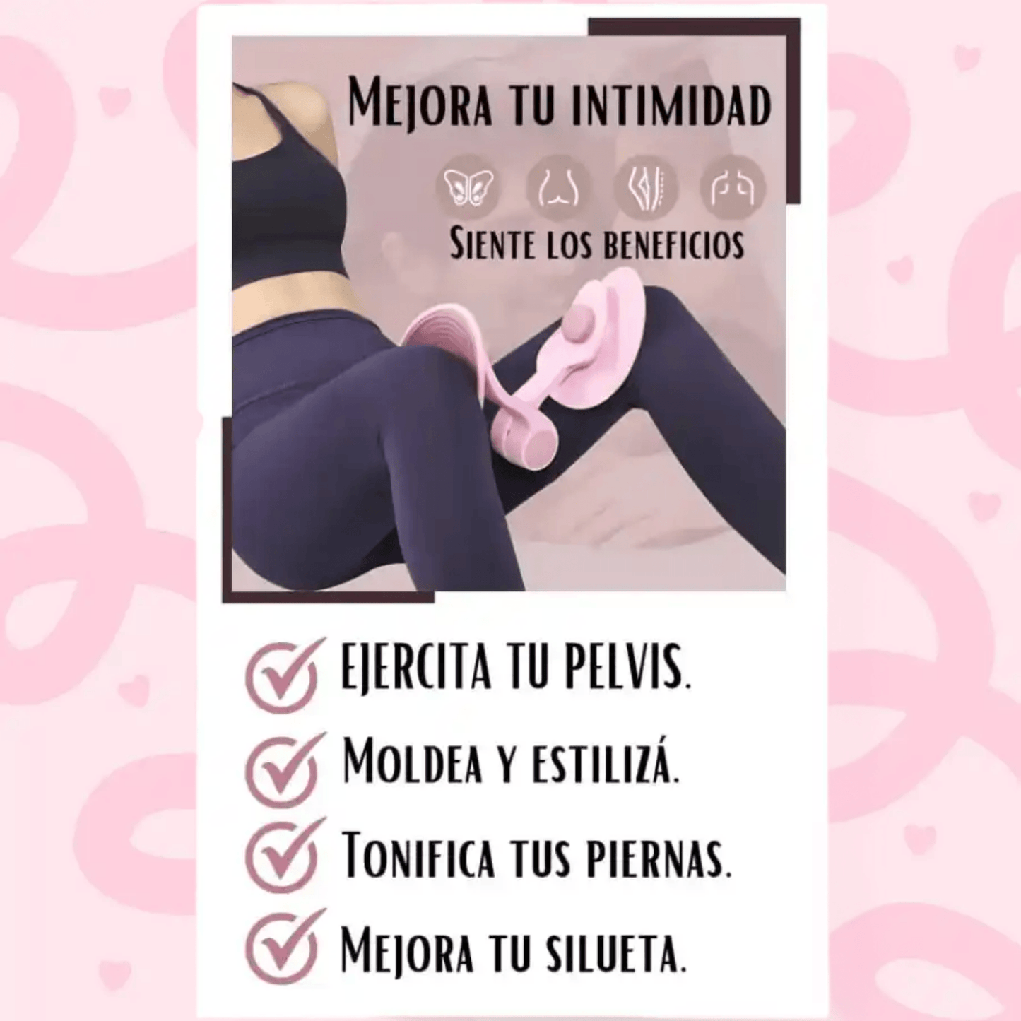 Pack Tonifica en Casa: Ejercitador Pélvico + Bandas Elásticas