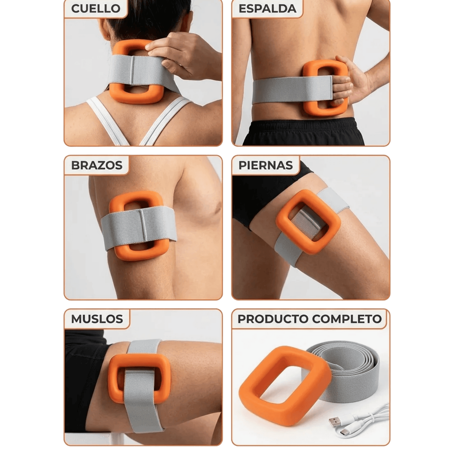 Anillo Masajeador Portátil: Vibrador para masajes corporales