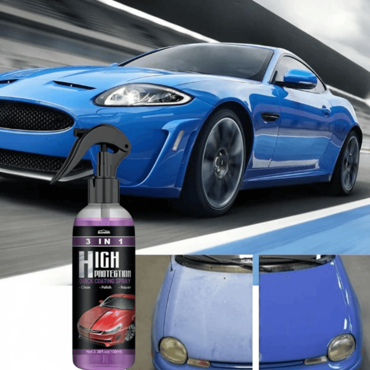 AutoCeramix: Protector de Auto 3 En 1 - Spray 150 ml