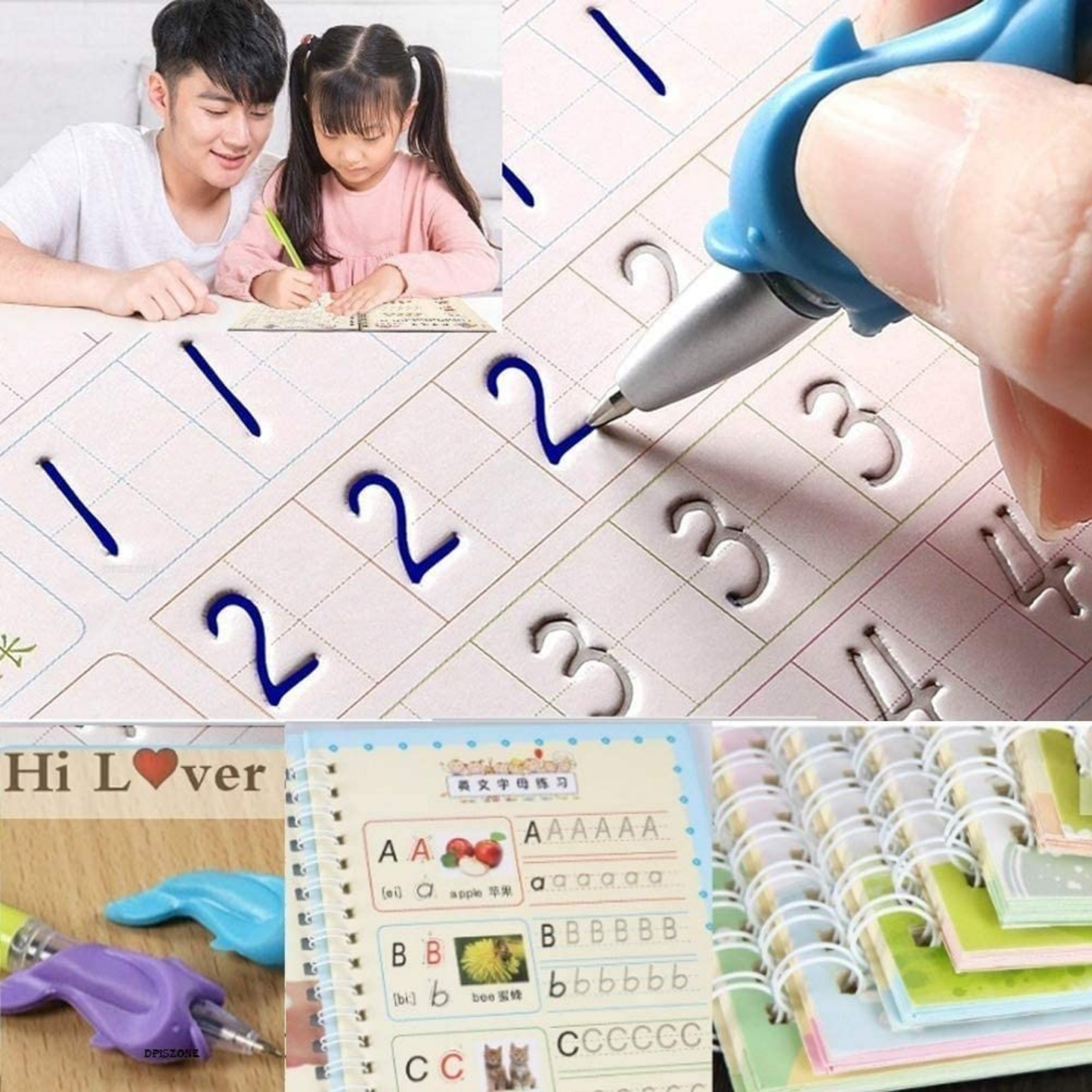 SURCOS MÁGICOS: Set de Libros de Caligrafía Reutilizables