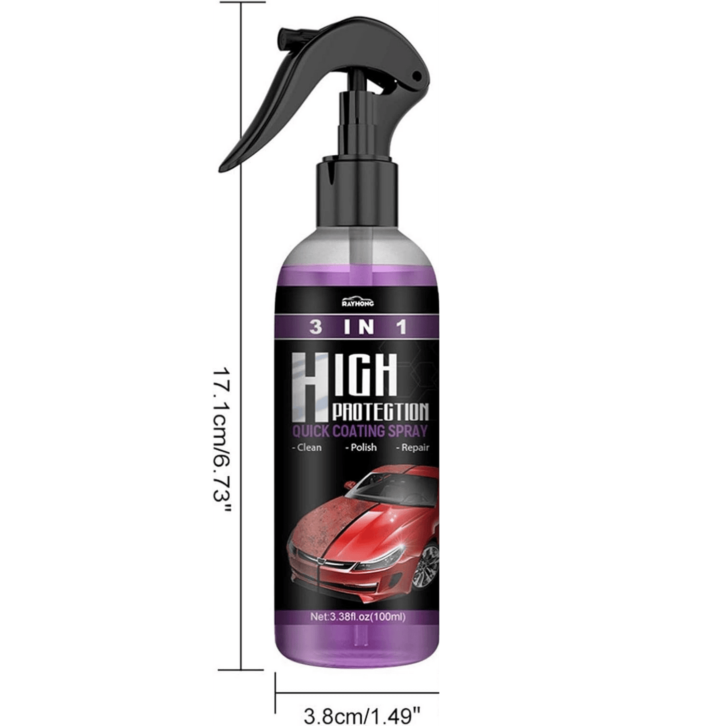AutoCeramix: Protector de Auto 3 En 1 - Spray 150 ml