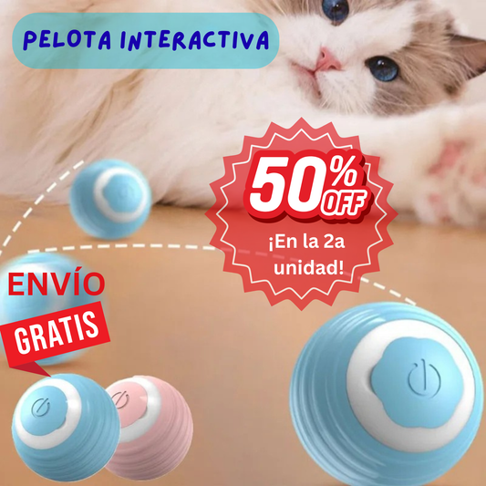 Pelota Interactiva Recargable para Mascotas