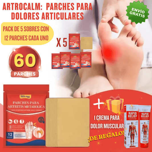 ArtroCalm: Parches para alivio de dolor Articular